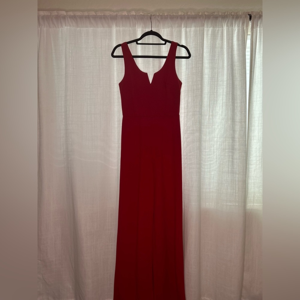 Red jumpsuit